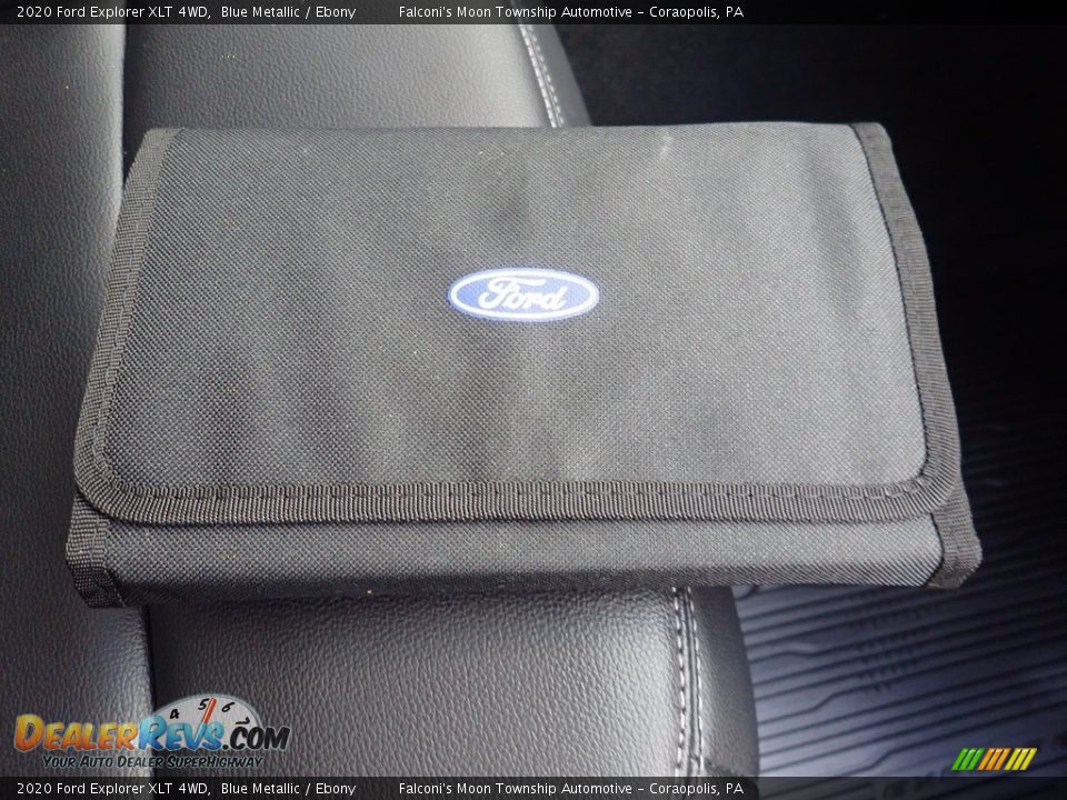 2020 Ford Explorer XLT 4WD Blue Metallic / Ebony Photo #14