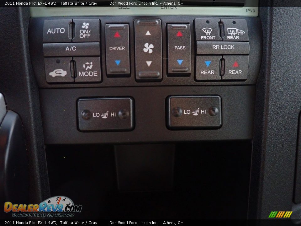 2011 Honda Pilot EX-L 4WD Taffeta White / Gray Photo #2