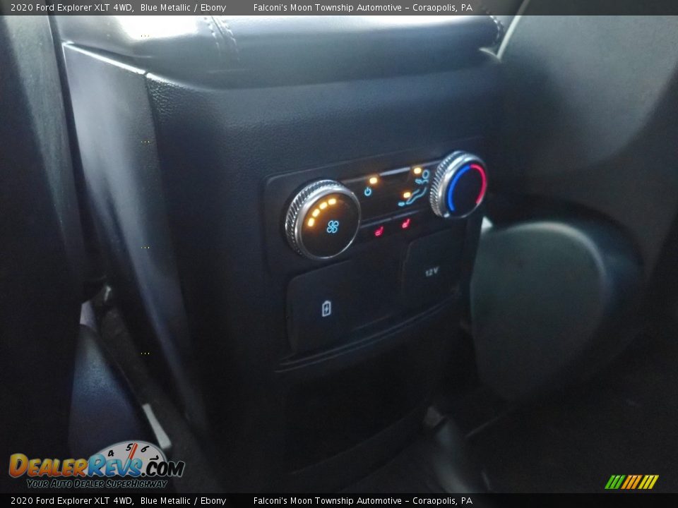 2020 Ford Explorer XLT 4WD Blue Metallic / Ebony Photo #21