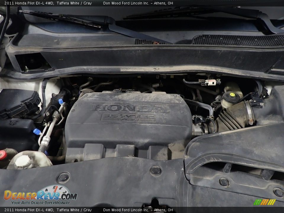 2011 Honda Pilot EX-L 4WD Taffeta White / Gray Photo #7