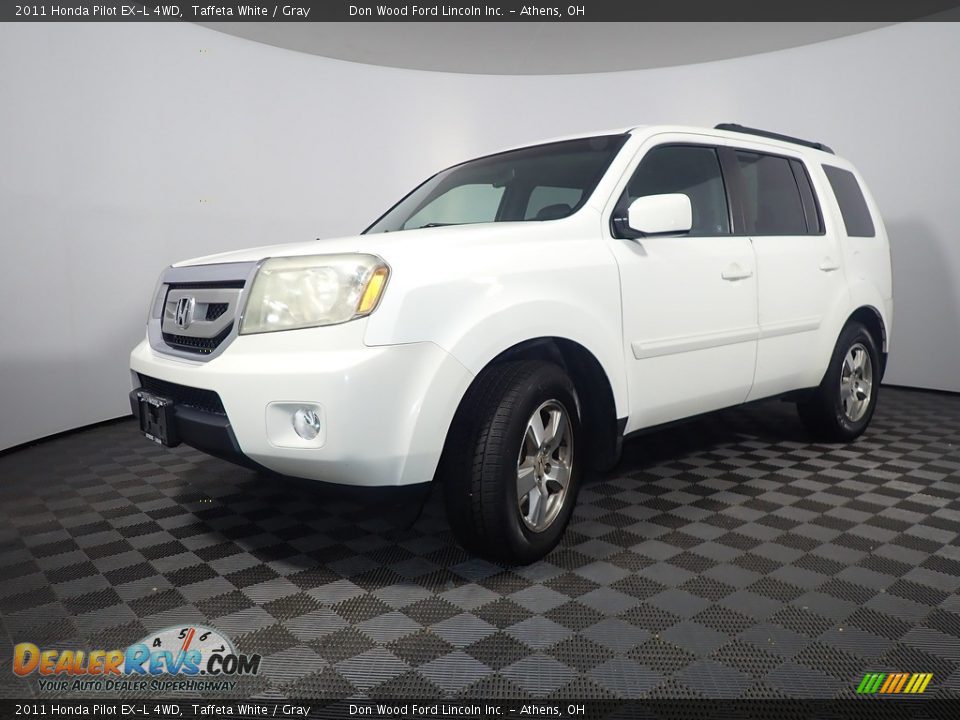 2011 Honda Pilot EX-L 4WD Taffeta White / Gray Photo #8