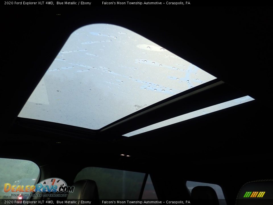 2020 Ford Explorer XLT 4WD Blue Metallic / Ebony Photo #24