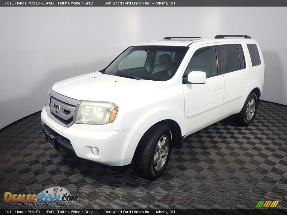 2011 Honda Pilot EX-L 4WD Taffeta White / Gray Photo #9