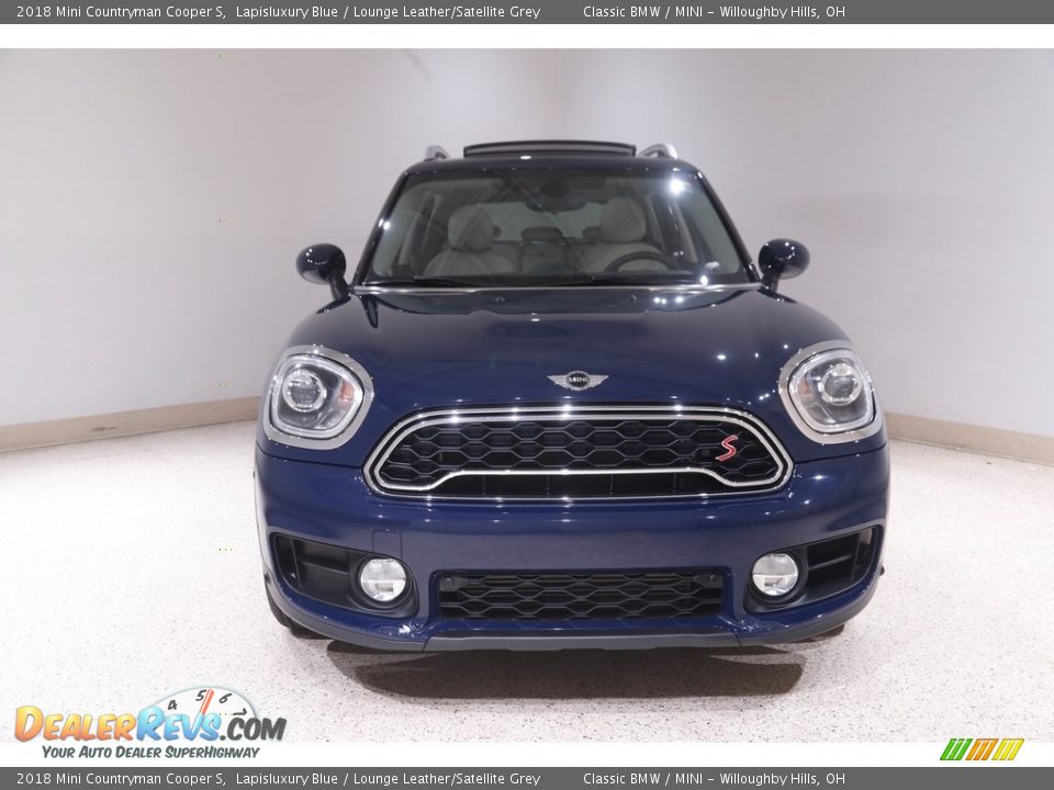 2018 Mini Countryman Cooper S Lapisluxury Blue / Lounge Leather/Satellite Grey Photo #2