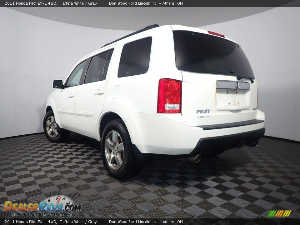 2011 Honda Pilot EX-L 4WD Taffeta White / Gray Photo #11