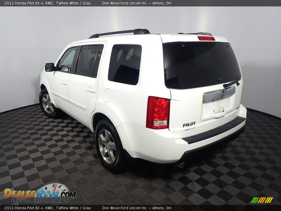 2011 Honda Pilot EX-L 4WD Taffeta White / Gray Photo #12