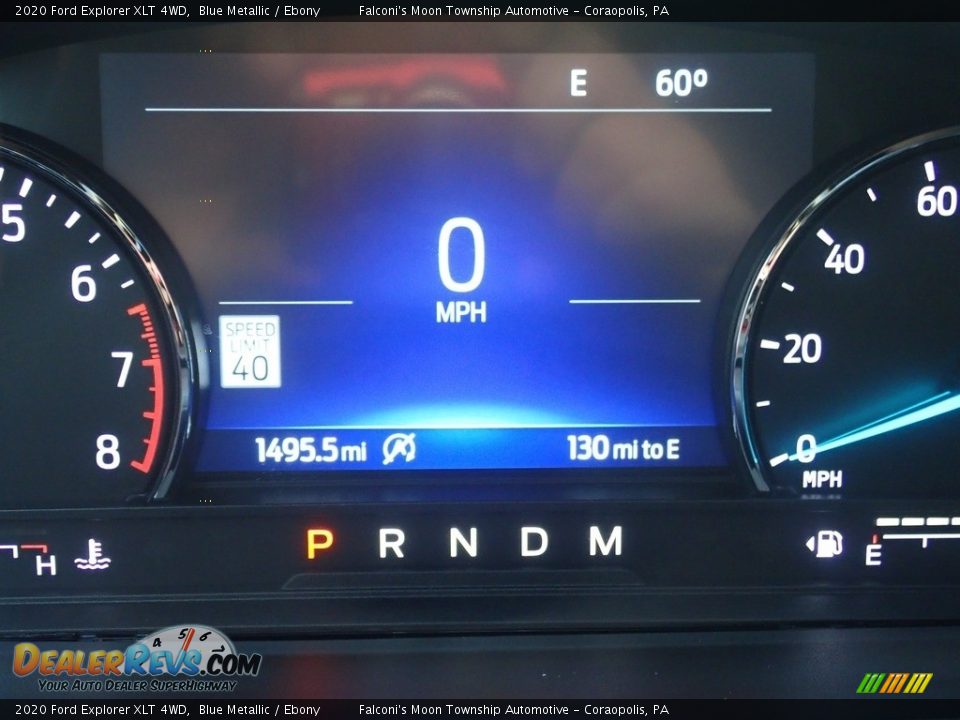 2020 Ford Explorer XLT 4WD Blue Metallic / Ebony Photo #28