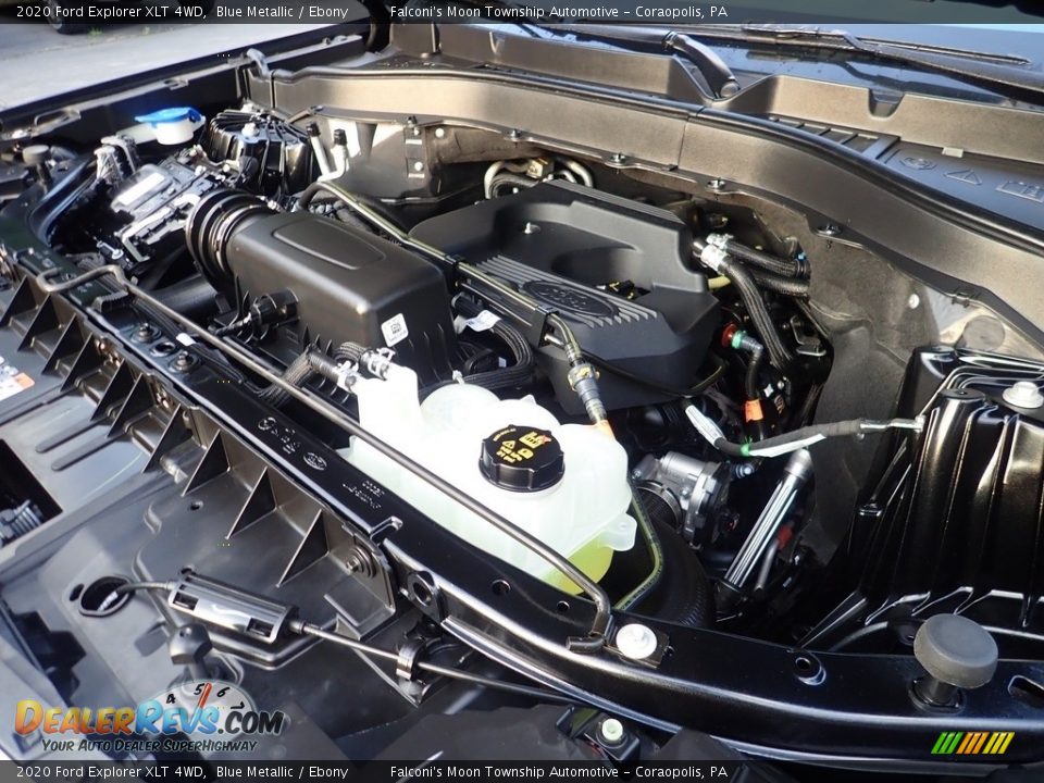 2020 Ford Explorer XLT 4WD Blue Metallic / Ebony Photo #30