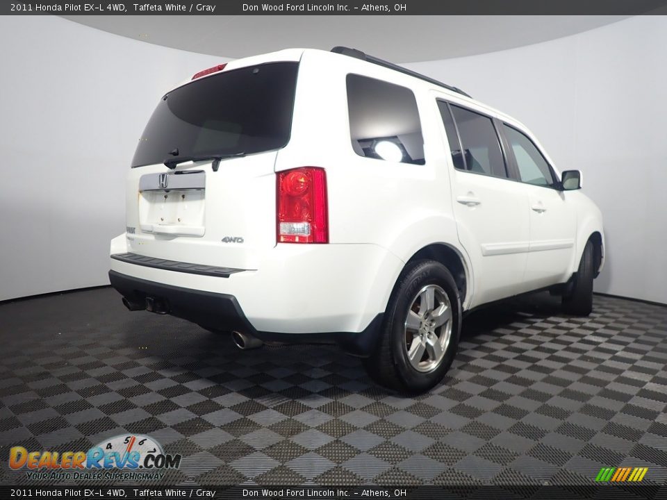 2011 Honda Pilot EX-L 4WD Taffeta White / Gray Photo #16