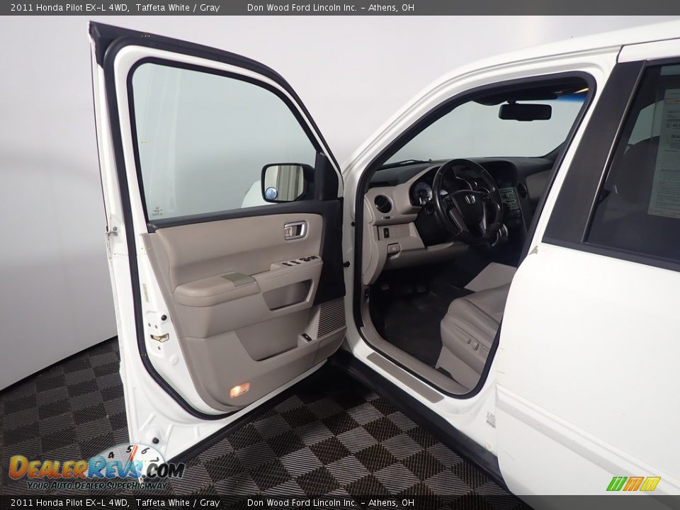 2011 Honda Pilot EX-L 4WD Taffeta White / Gray Photo #18