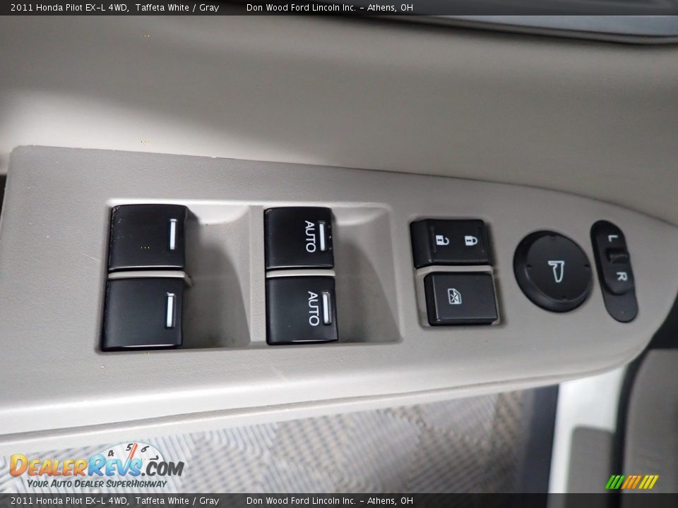 2011 Honda Pilot EX-L 4WD Taffeta White / Gray Photo #19