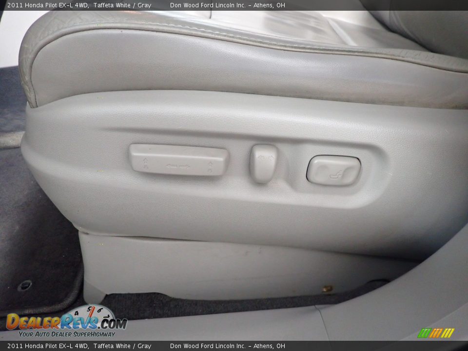 2011 Honda Pilot EX-L 4WD Taffeta White / Gray Photo #21