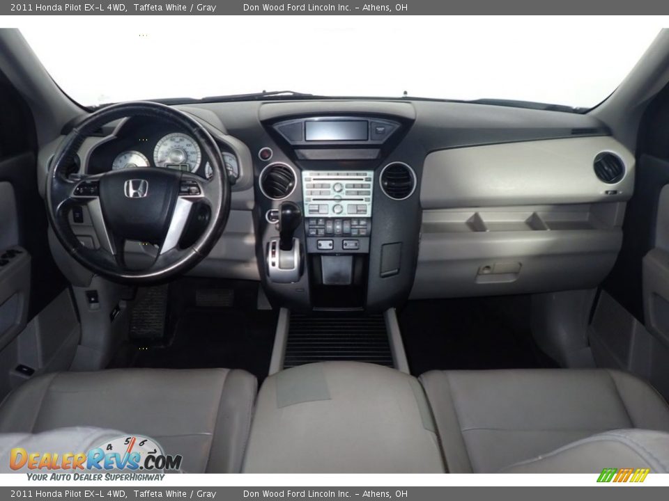 2011 Honda Pilot EX-L 4WD Taffeta White / Gray Photo #22