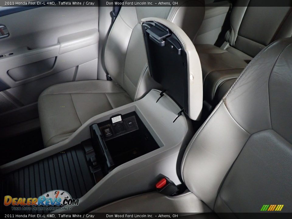 2011 Honda Pilot EX-L 4WD Taffeta White / Gray Photo #30