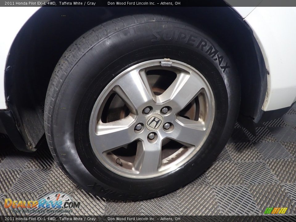 2011 Honda Pilot EX-L 4WD Taffeta White / Gray Photo #31