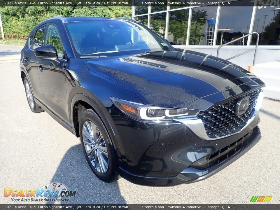 Jet Black Mica 2022 Mazda CX-5 Turbo Signature AWD Photo #7