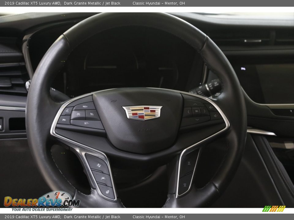 2019 Cadillac XT5 Luxury AWD Dark Granite Metallic / Jet Black Photo #7