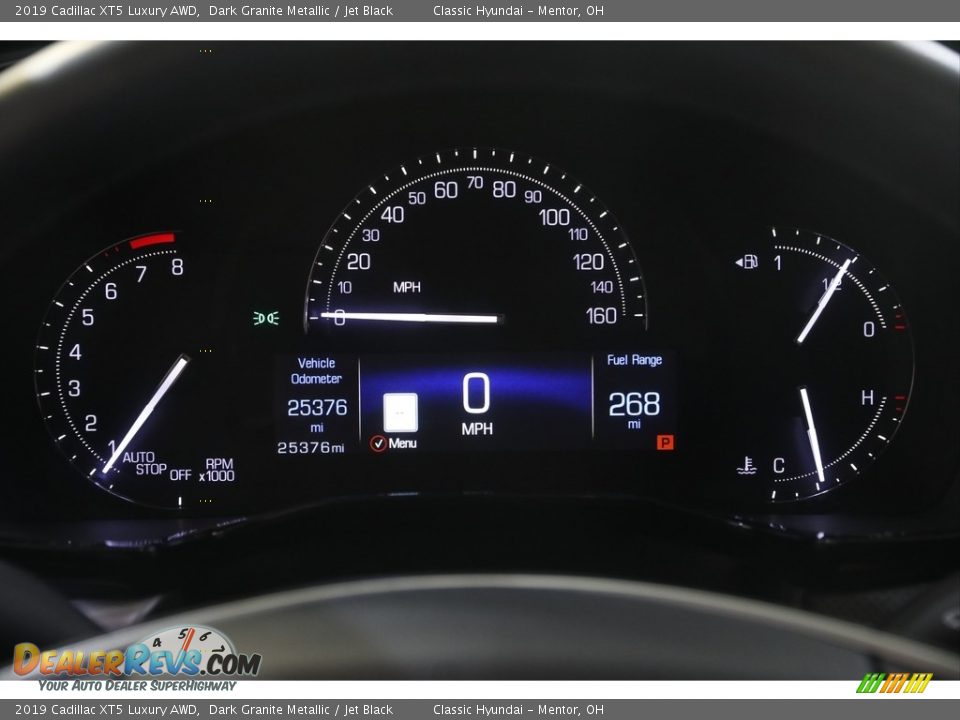 2019 Cadillac XT5 Luxury AWD Dark Granite Metallic / Jet Black Photo #8