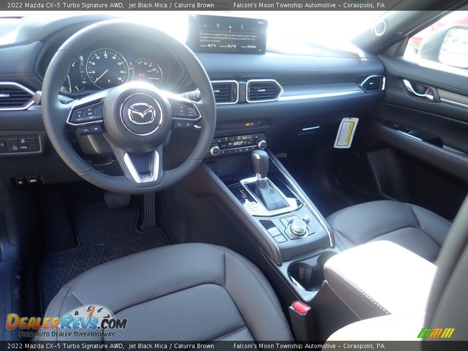 Front Seat of 2022 Mazda CX-5 Turbo Signature AWD Photo #11