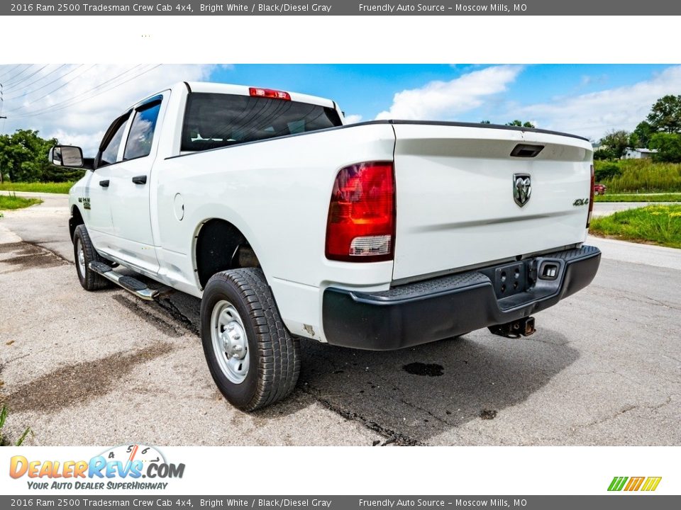 2016 Ram 2500 Tradesman Crew Cab 4x4 Bright White / Black/Diesel Gray Photo #6