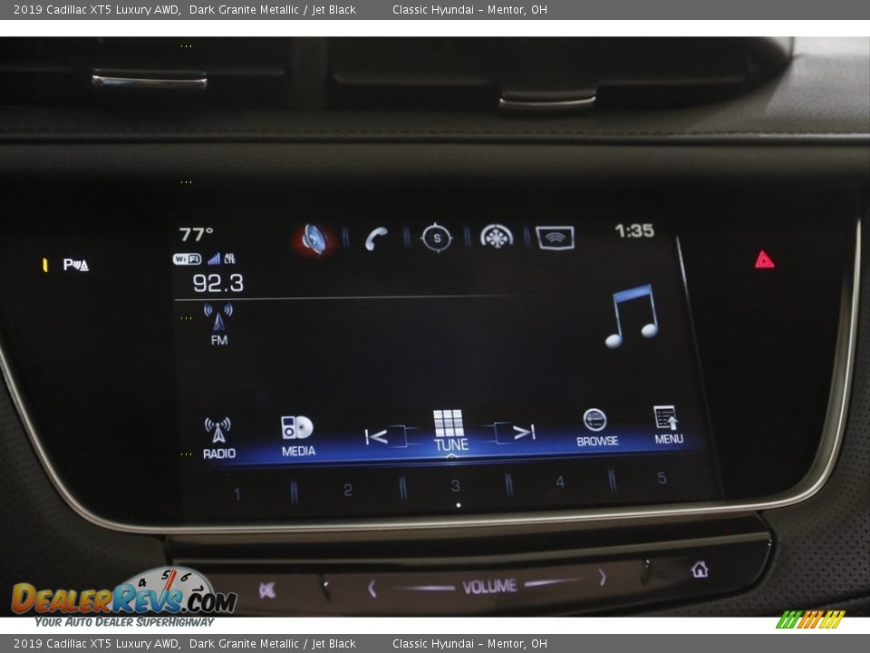 2019 Cadillac XT5 Luxury AWD Dark Granite Metallic / Jet Black Photo #10