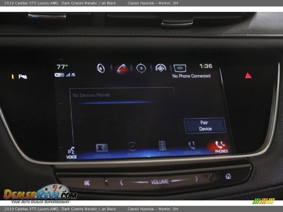 2019 Cadillac XT5 Luxury AWD Dark Granite Metallic / Jet Black Photo #11