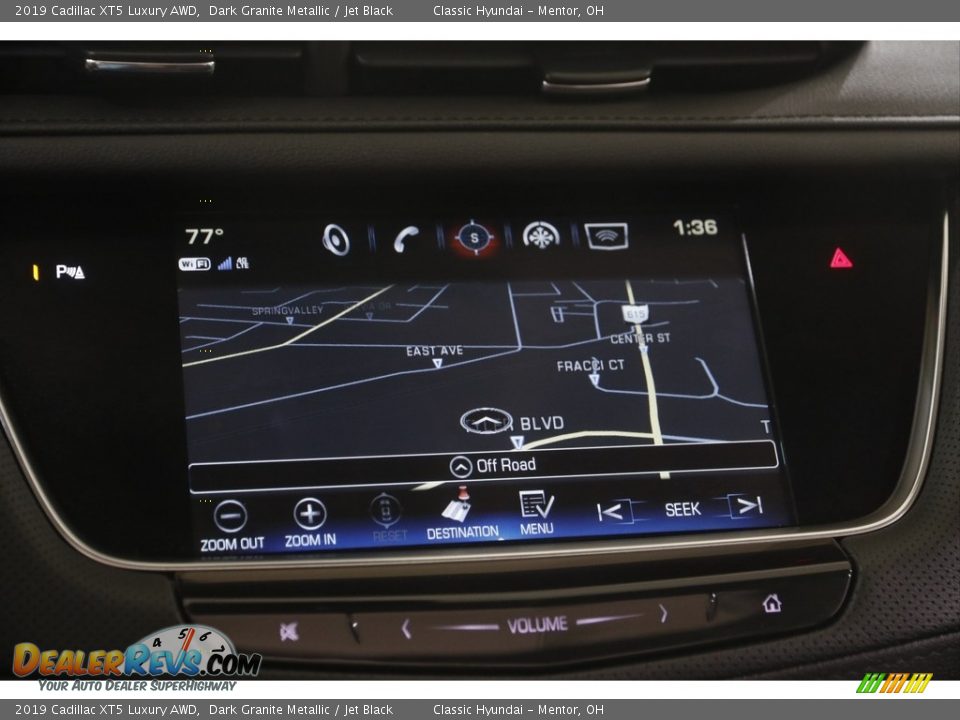 2019 Cadillac XT5 Luxury AWD Dark Granite Metallic / Jet Black Photo #12