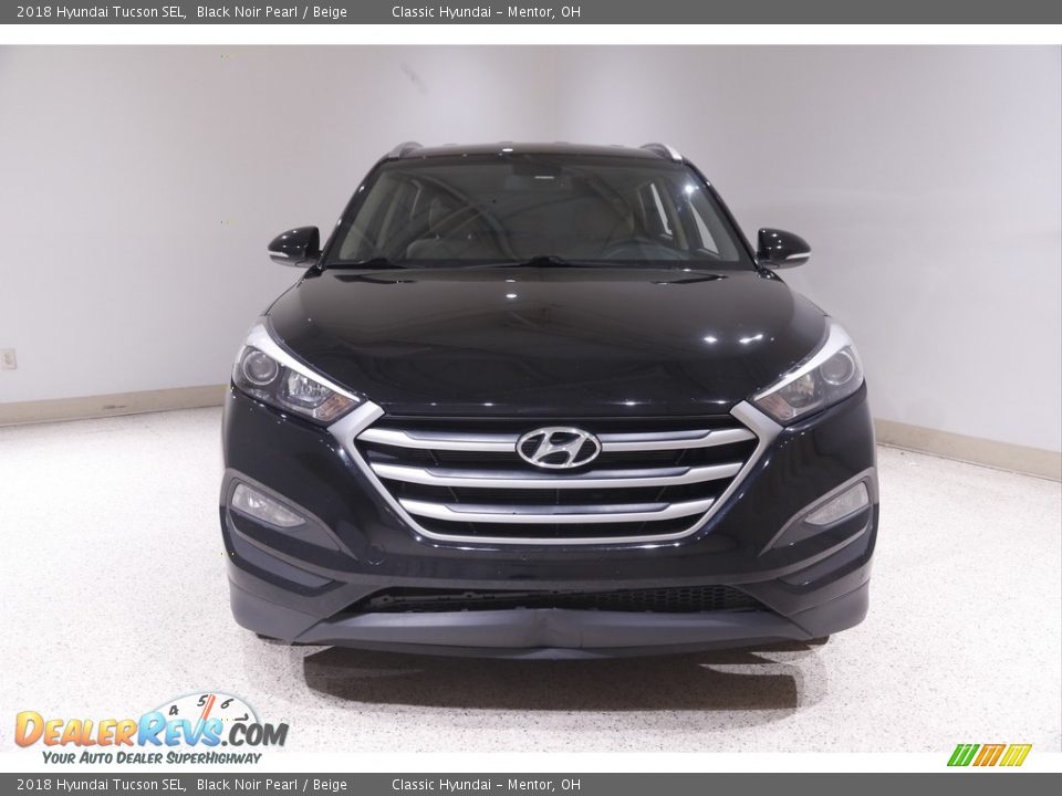 2018 Hyundai Tucson SEL Black Noir Pearl / Beige Photo #2