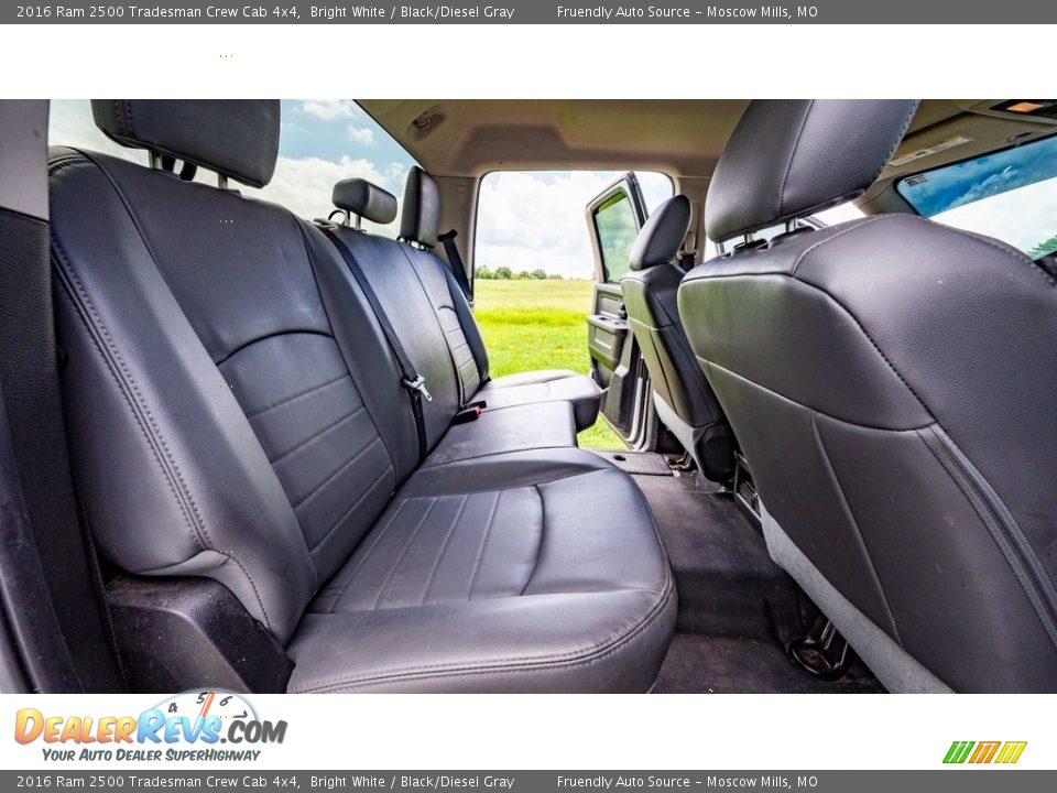 Rear Seat of 2016 Ram 2500 Tradesman Crew Cab 4x4 Photo #22