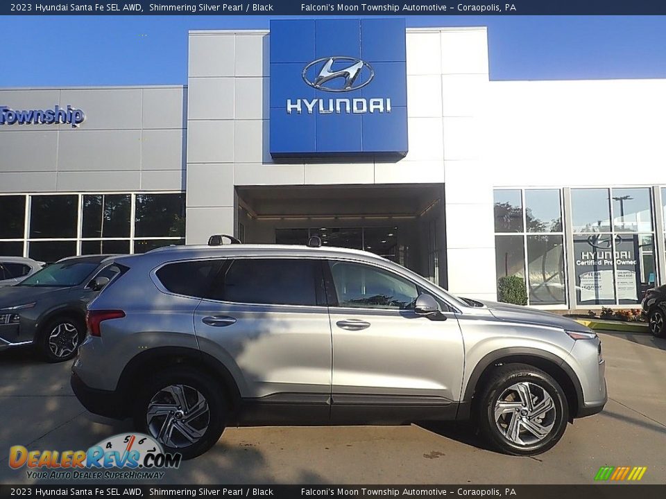 2023 Hyundai Santa Fe SEL AWD Shimmering Silver Pearl / Black Photo #1
