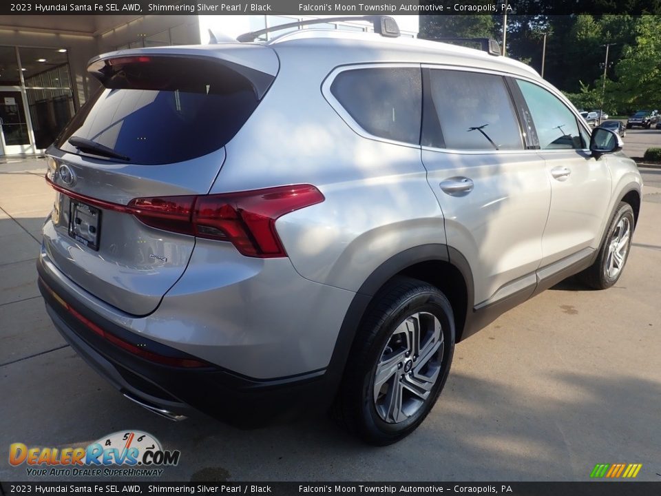 2023 Hyundai Santa Fe SEL AWD Shimmering Silver Pearl / Black Photo #2