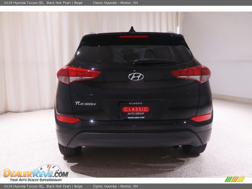 2018 Hyundai Tucson SEL Black Noir Pearl / Beige Photo #19