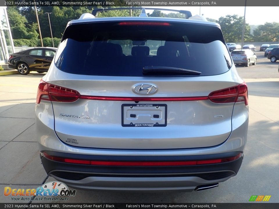 2023 Hyundai Santa Fe SEL AWD Shimmering Silver Pearl / Black Photo #3