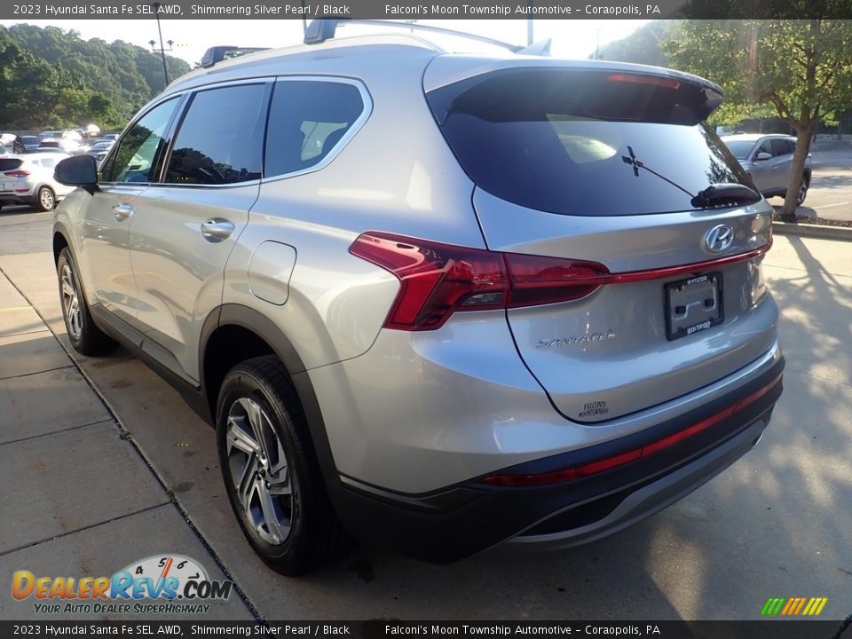 2023 Hyundai Santa Fe SEL AWD Shimmering Silver Pearl / Black Photo #5