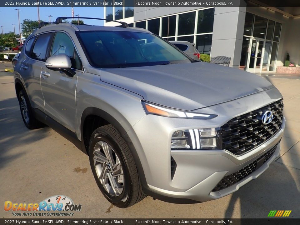 2023 Hyundai Santa Fe SEL AWD Shimmering Silver Pearl / Black Photo #9