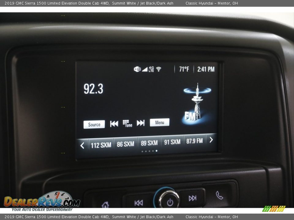 2019 GMC Sierra 1500 Limited Elevation Double Cab 4WD Summit White / Jet Black/Dark Ash Photo #10