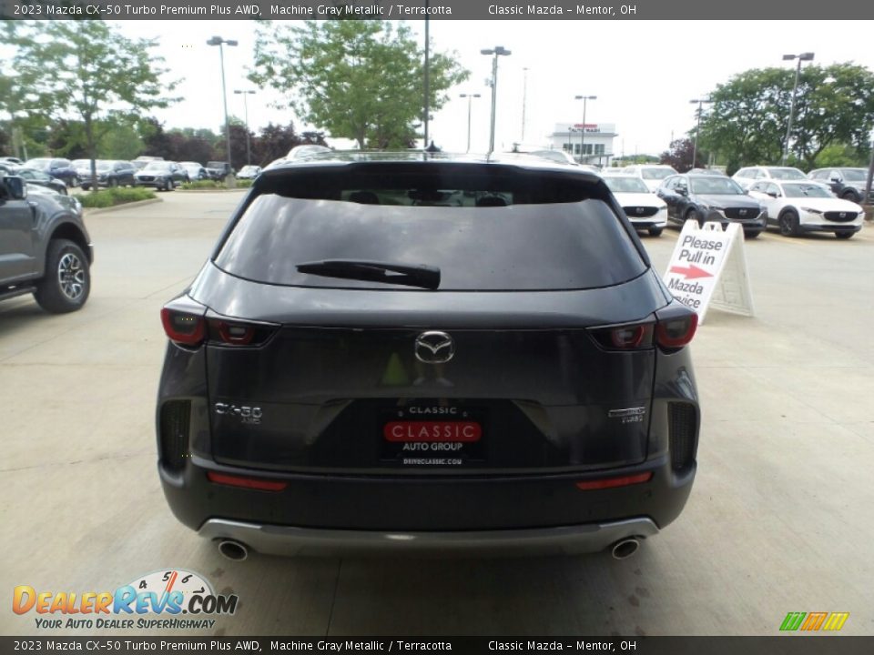 2023 Mazda CX-50 Turbo Premium Plus AWD Machine Gray Metallic / Terracotta Photo #5