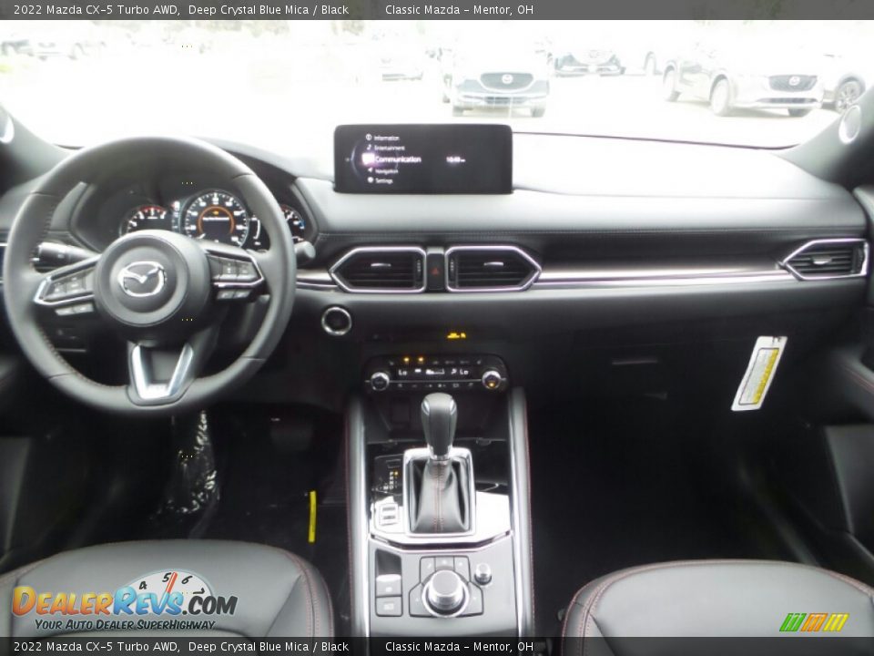 2022 Mazda CX-5 Turbo AWD Deep Crystal Blue Mica / Black Photo #3