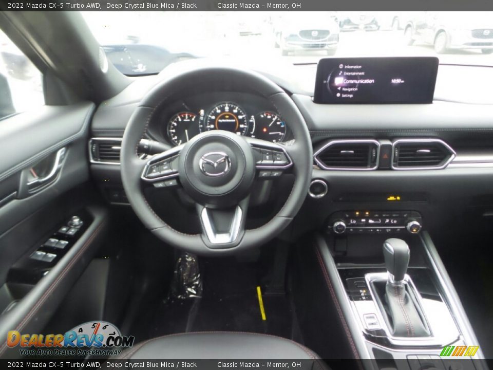 2022 Mazda CX-5 Turbo AWD Deep Crystal Blue Mica / Black Photo #4