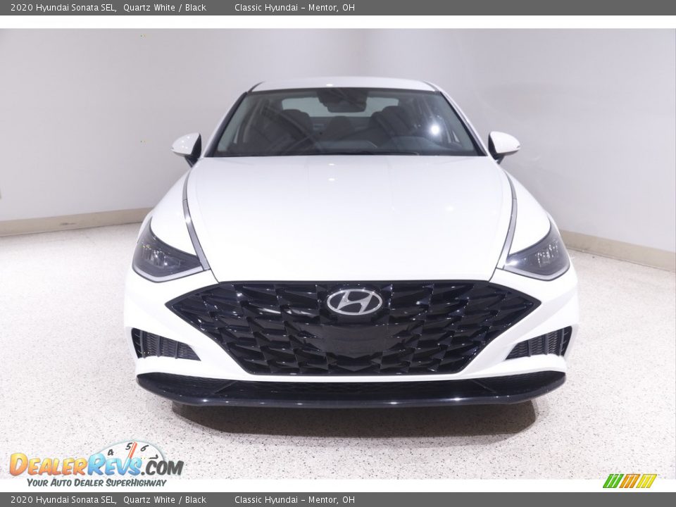 2020 Hyundai Sonata SEL Quartz White / Black Photo #2