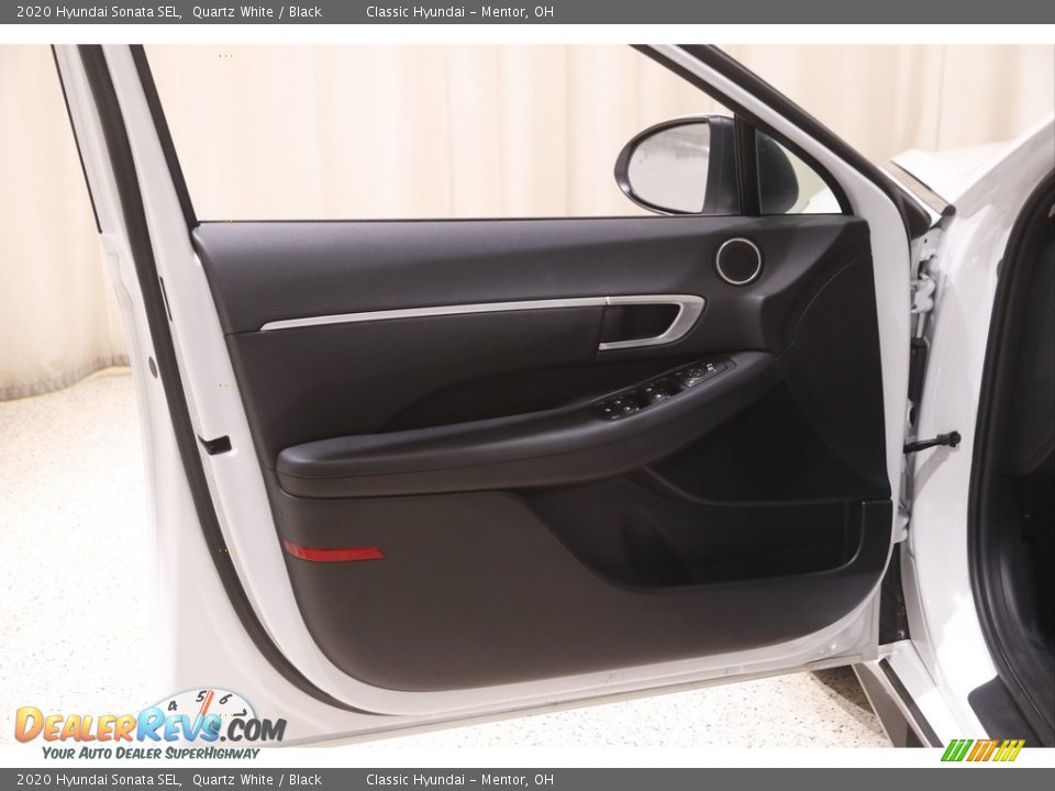 2020 Hyundai Sonata SEL Quartz White / Black Photo #4