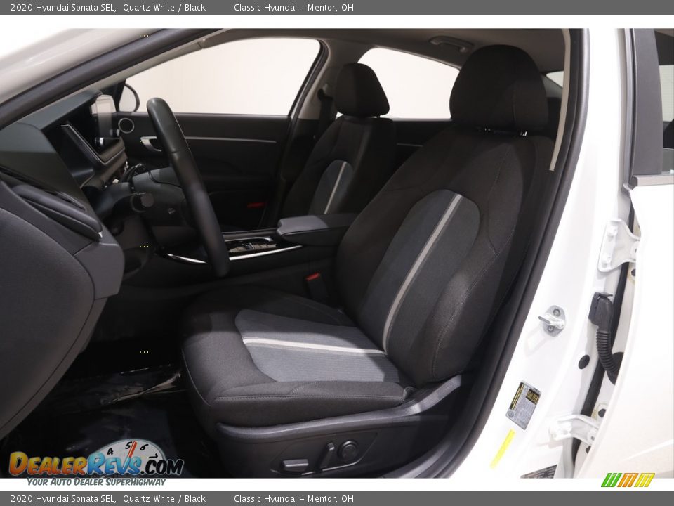 2020 Hyundai Sonata SEL Quartz White / Black Photo #5
