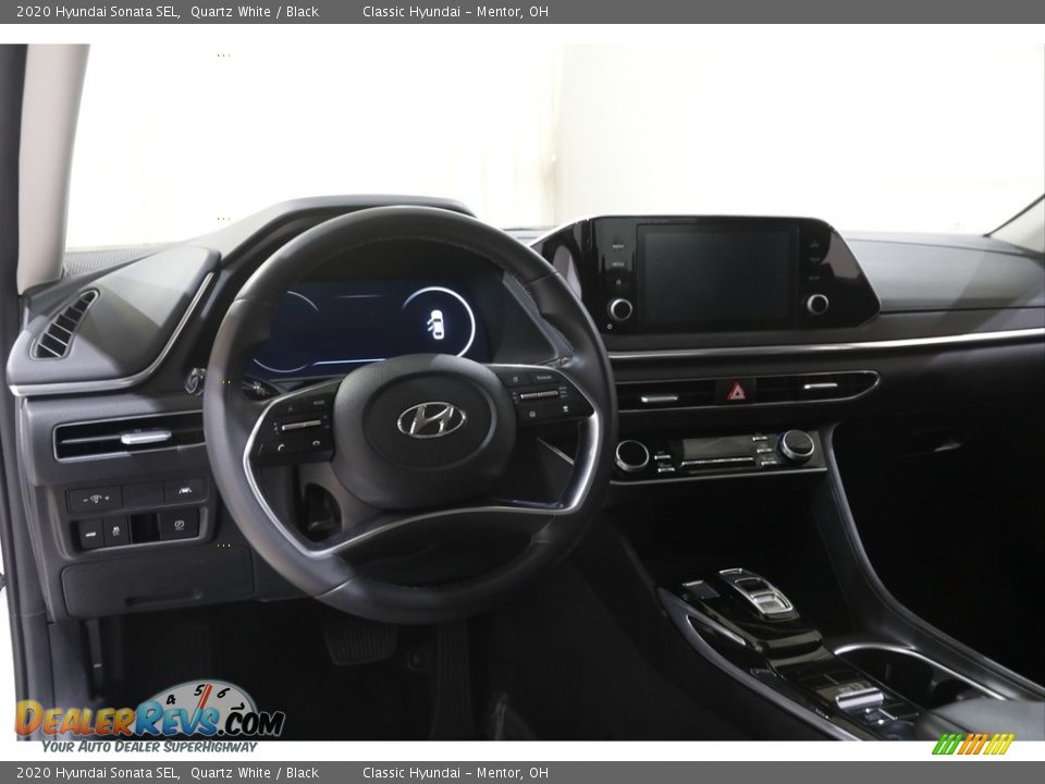 2020 Hyundai Sonata SEL Quartz White / Black Photo #6