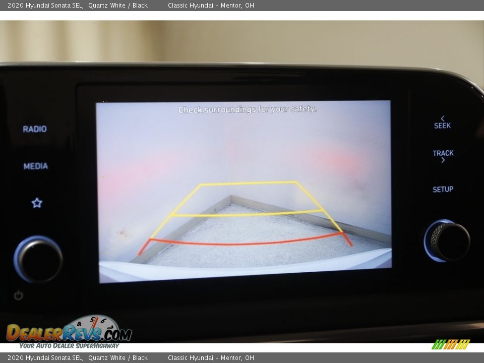2020 Hyundai Sonata SEL Quartz White / Black Photo #11