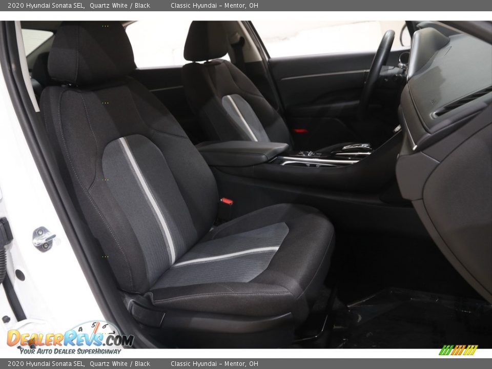 2020 Hyundai Sonata SEL Quartz White / Black Photo #15