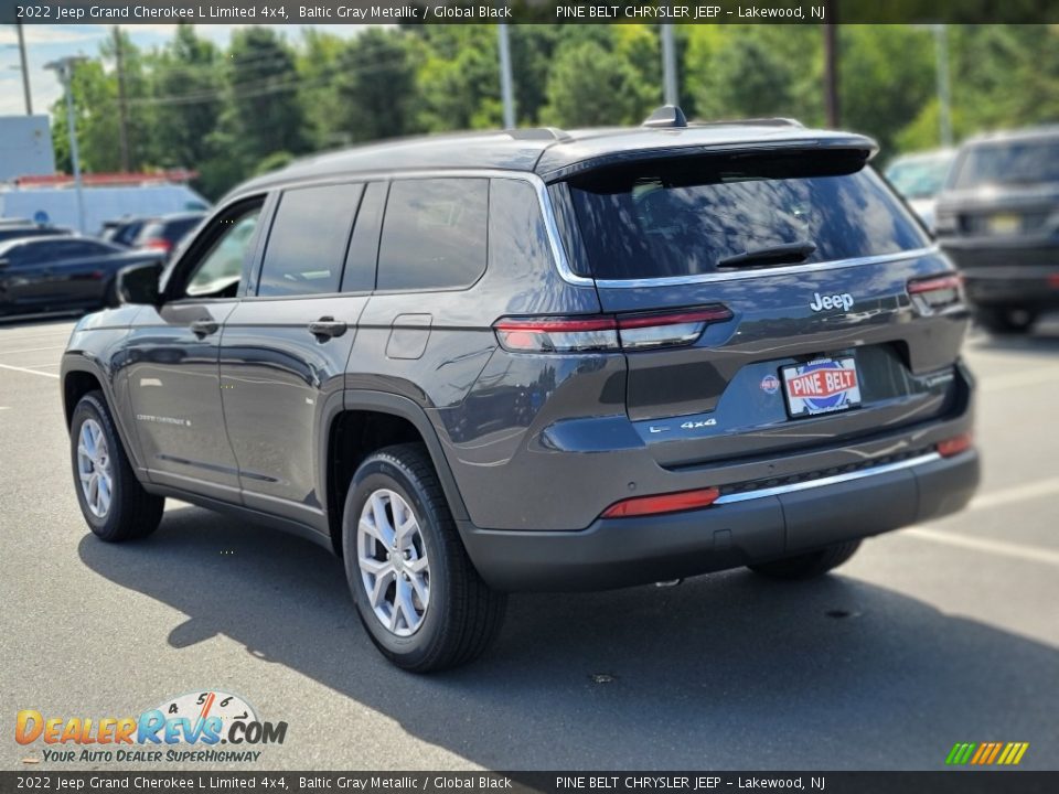 2022 Jeep Grand Cherokee L Limited 4x4 Baltic Gray Metallic / Global Black Photo #4