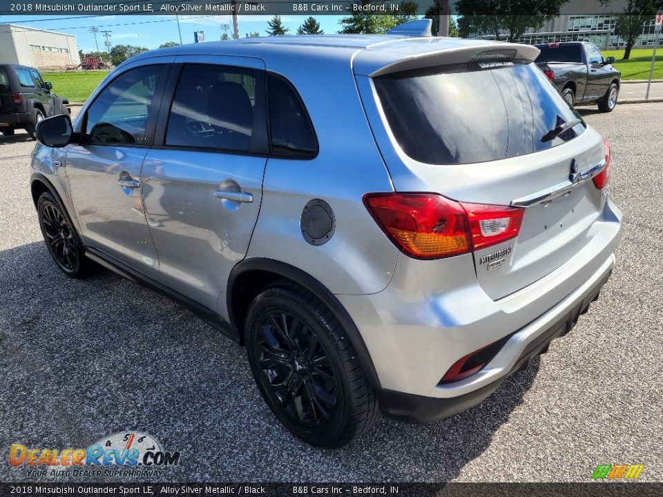 2018 Mitsubishi Outlander Sport LE Alloy Silver Metallic / Black Photo #5