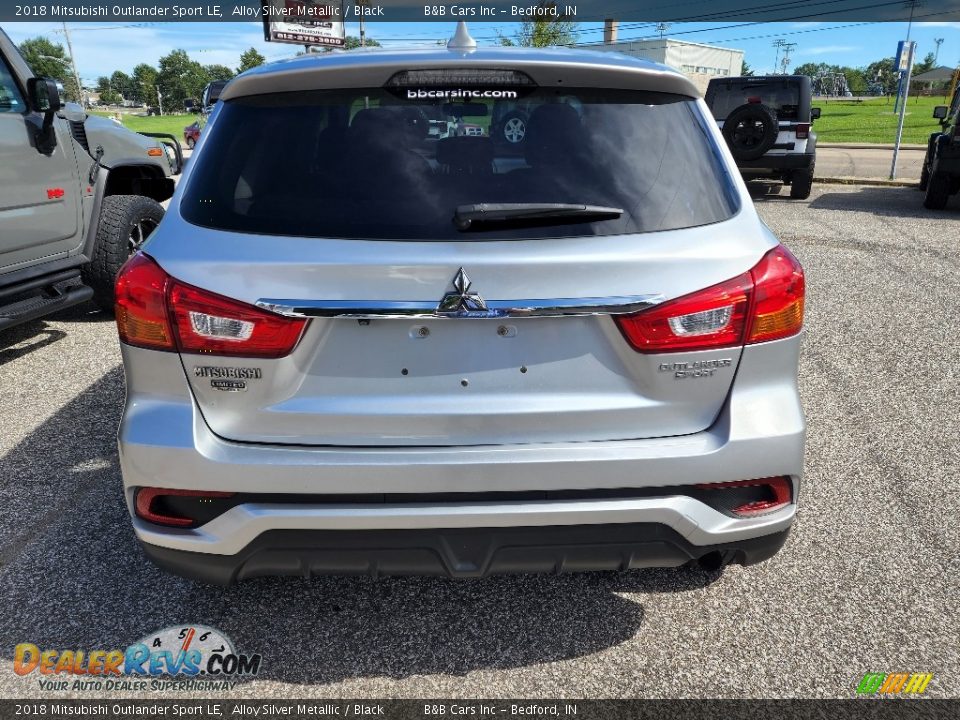 2018 Mitsubishi Outlander Sport LE Alloy Silver Metallic / Black Photo #6