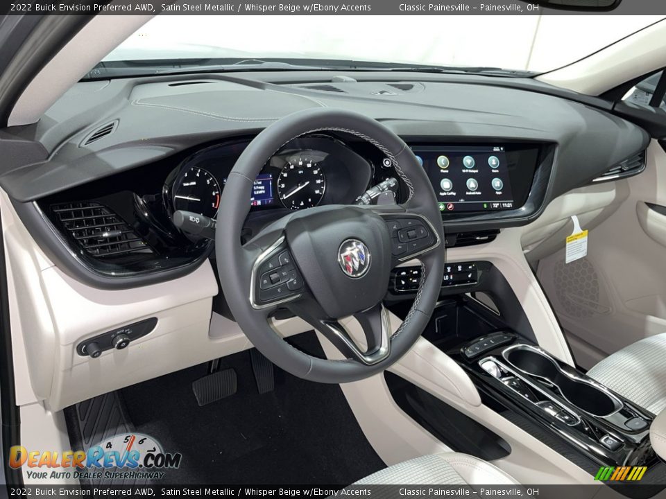 2022 Buick Envision Preferred AWD Satin Steel Metallic / Whisper Beige w/Ebony Accents Photo #2