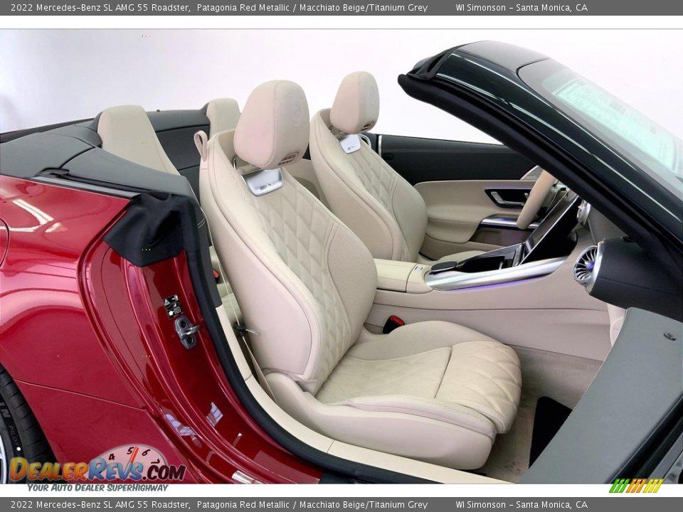 Front Seat of 2022 Mercedes-Benz SL AMG 55 Roadster Photo #5